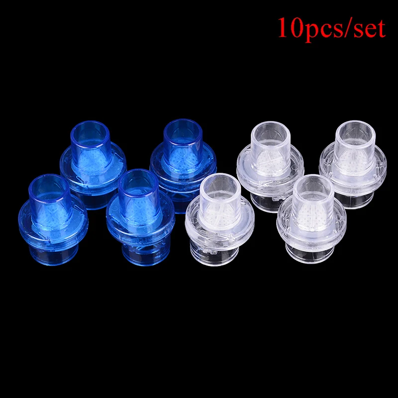 10 Pcs Disposable One-way Filter Plugs CPR Mask Training Valves Mouthpieces Micromask Accessories