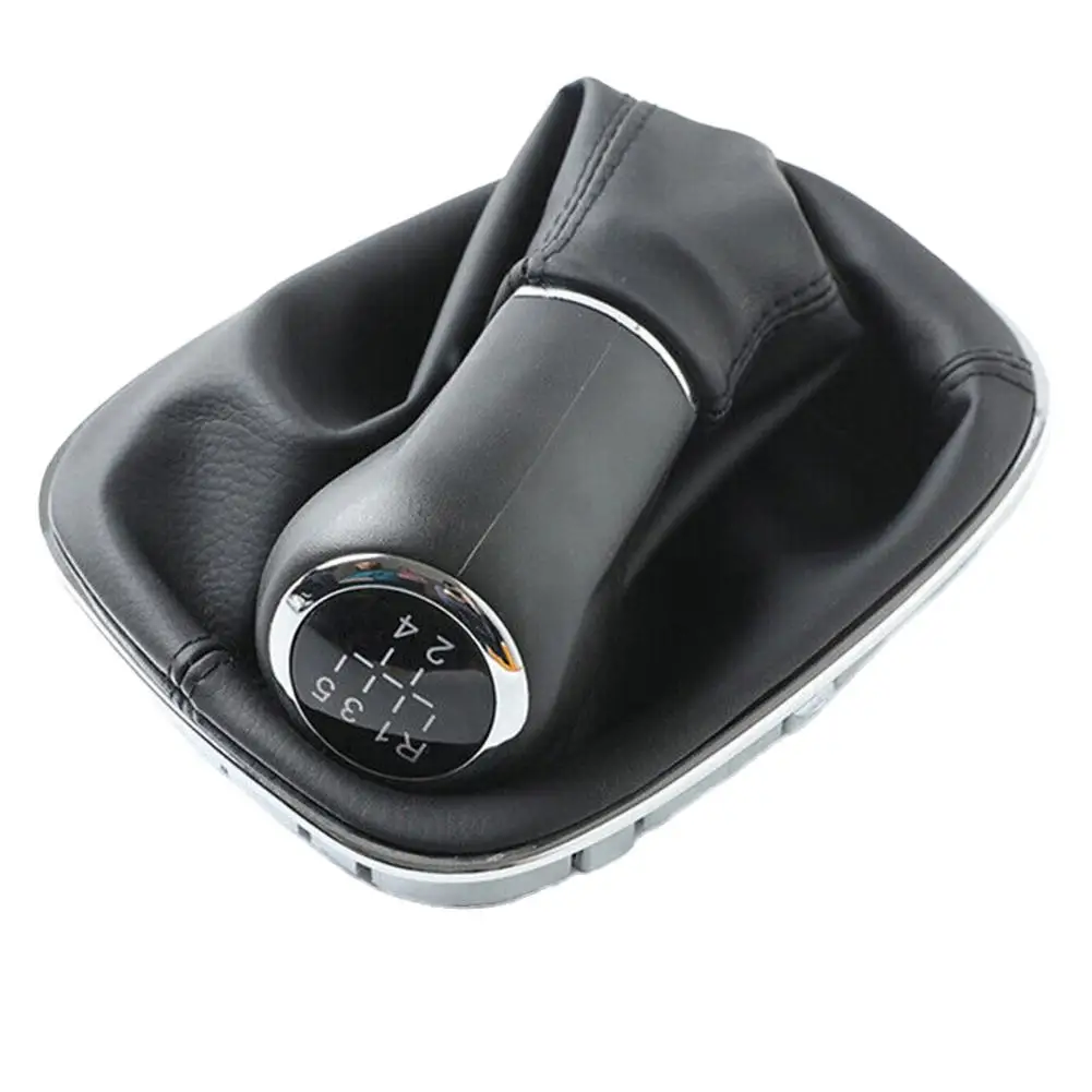 Left Up Manual Gear Shift Knob Lever Stick Gaitor Boot 5 Speed Fit for Opel Vauxhall Corsa D S07 Corsa E X15 Adam M13 2014