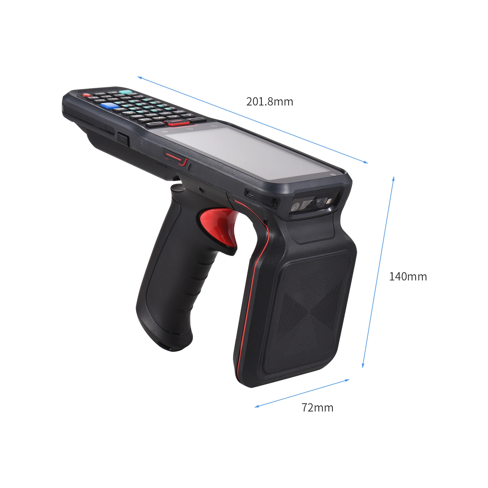 UHF RFID Android 10 Handheld Terminal Rugged PDA 2D N5703 Honeywell Barcode Scanner Long Distance Reading UHF R2000 Handheld