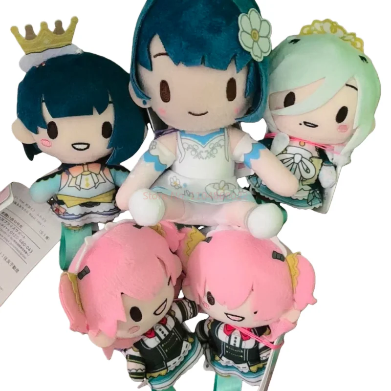 مشروع سيكاي: المرحلة الملونة! Airi Szk Hrk-Fufu شخصيات كرتونية ألعاب الدمى القطيفة مجموعة قلادات من القطيفة هدية لعبة حلية #6