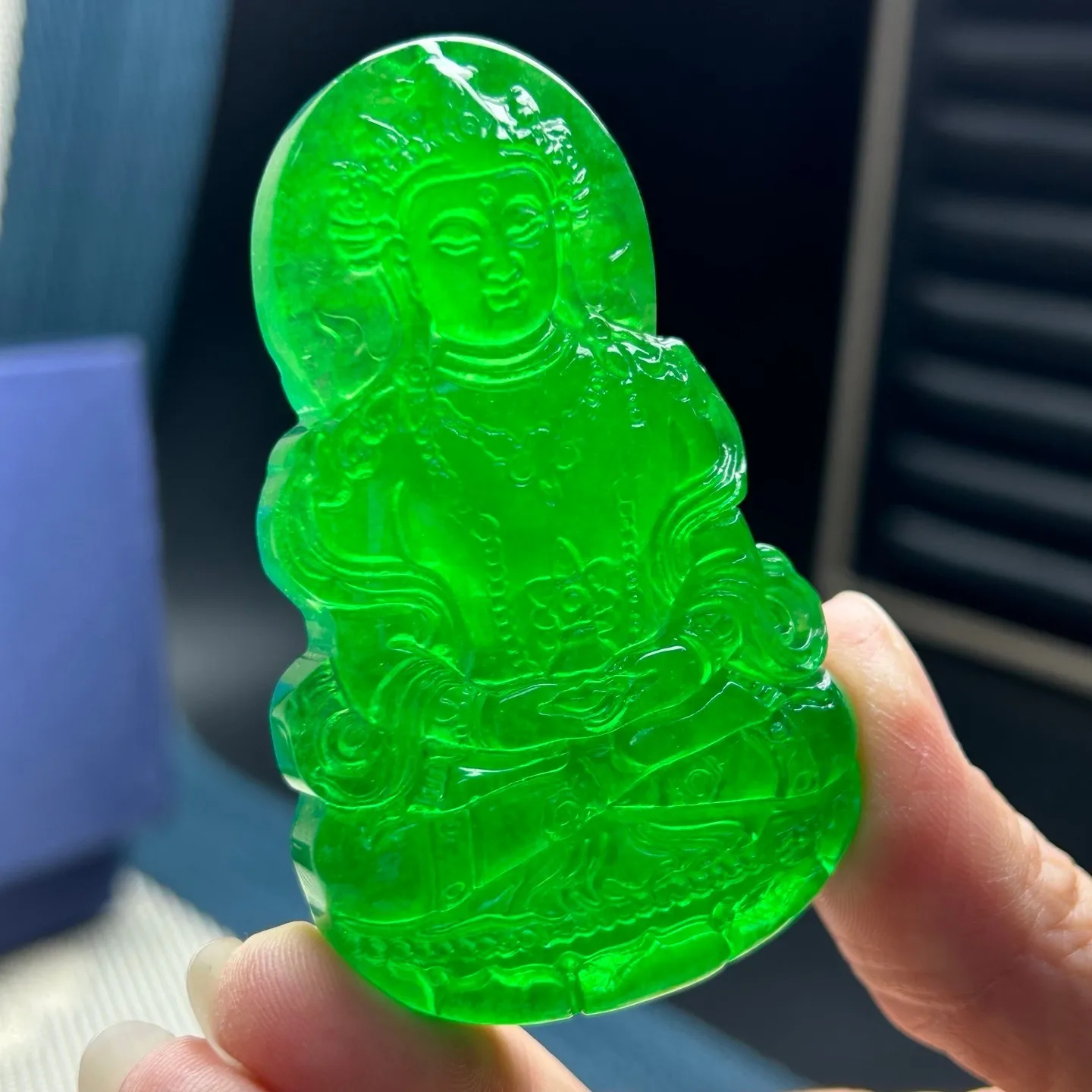 AAA Real natural high Ice Green Jade Jadeite amulet Pendant&Necklaces