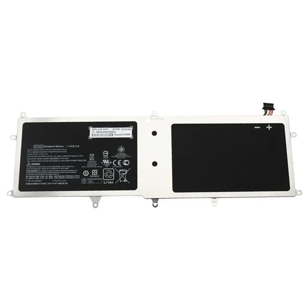 Imagem -02 - Original Genuine Kt02xl 7.5v 25wh Batería Del Ordenador Portátil para hp Pro x2 612 g1 Tablet Base de Teclado Hstnn-lb6f 2icp3 77 121