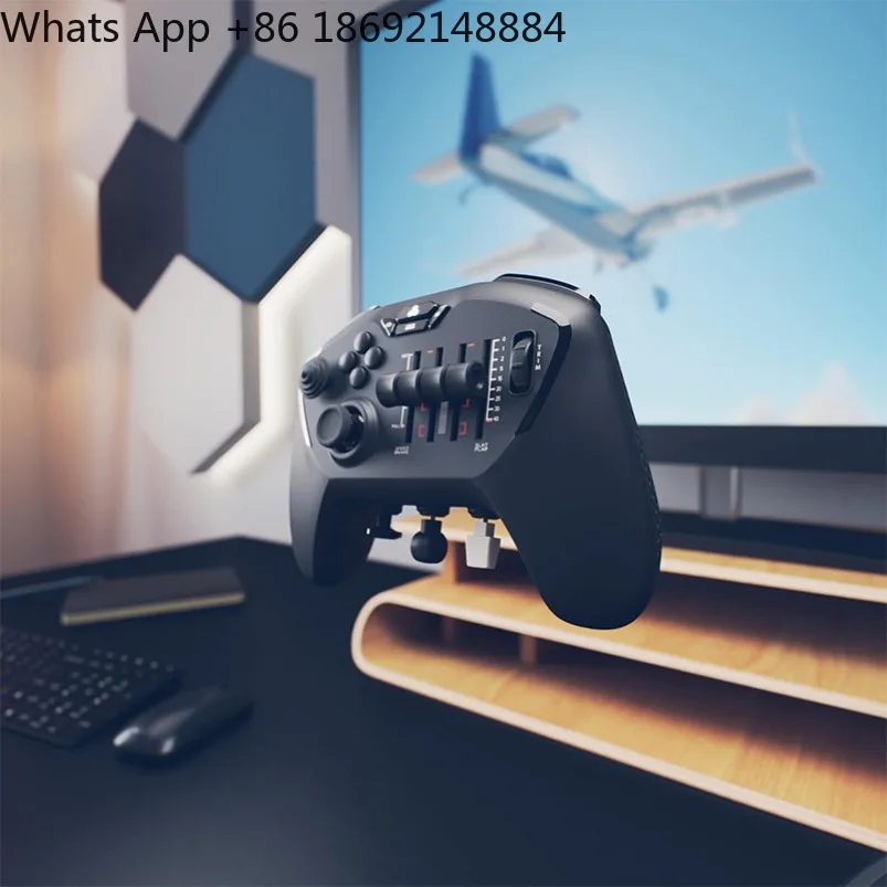 Flight simulation game wireless handle dedicated emulator controller peripherals in stock
