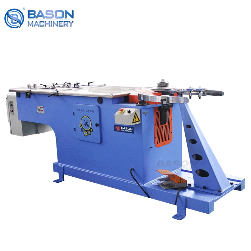 BSMT Hydraulic Elbow Forming Machine Round Duct Gore Locker Automatic Stainless Steel Elbow Making Machine
