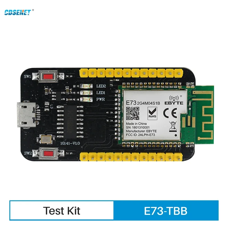 Test Board nRF52832 2.4GHz Transceiver Wireless Rf Modul USB Interface E73-TBB CDSENET Support MESH Bluetooth 5.0 Ebyte