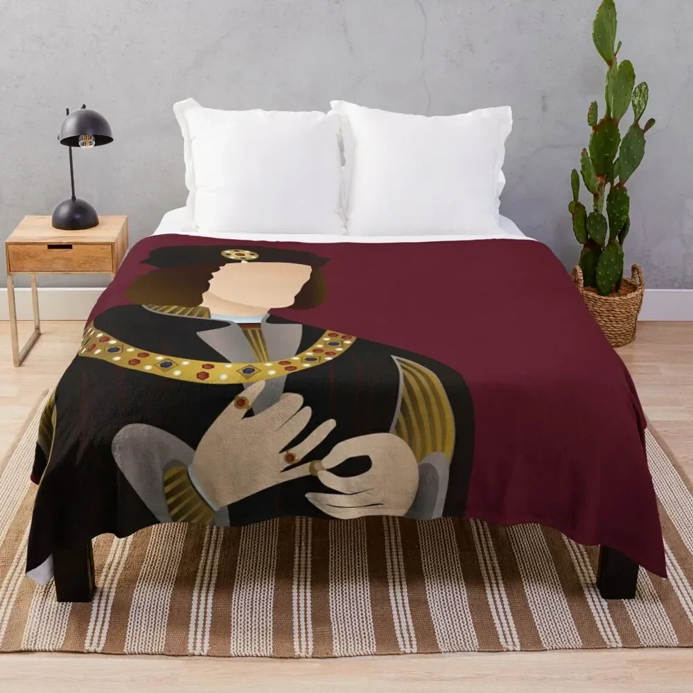 

Richard III Throw Blanket Long Lasting Soft Plush Blanket for Daily Use
