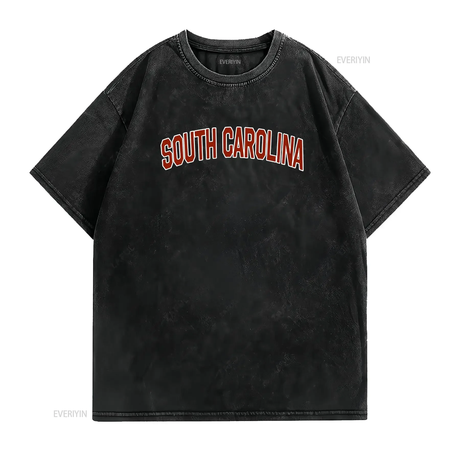 Retro Vintage South Carolina State Varsity T Shirt SweaT 12835 vintage Washed Slightly Stretched Breathable Stylish Soft