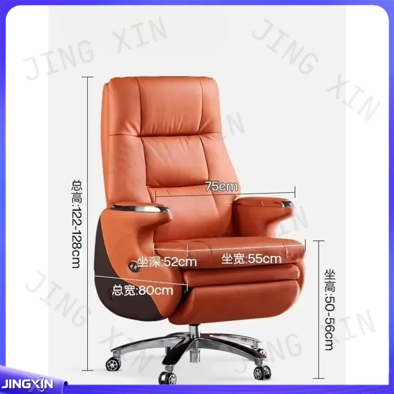 custom for Boss ergonomic office chair high back leather computer desk chair adjustable height lumbar support executive