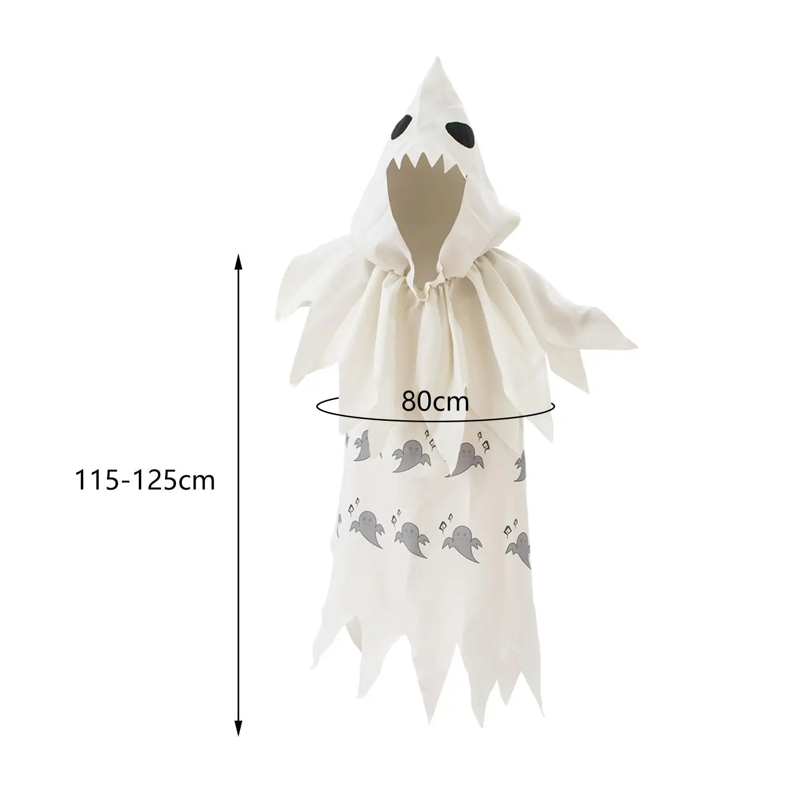 Halloween Ghost Costume Photo Props Dress up Accessory Cosplay Suit Headband