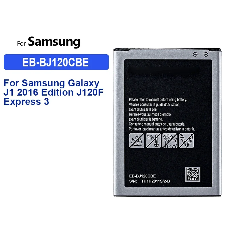 

EB-BJ120CBE Аккумулятор мобильного телефона для Samsung Galaxy J1(2016) J120 J120F J120A J120T J1 версии Express 3 2050 мАч EB BJ120CBE