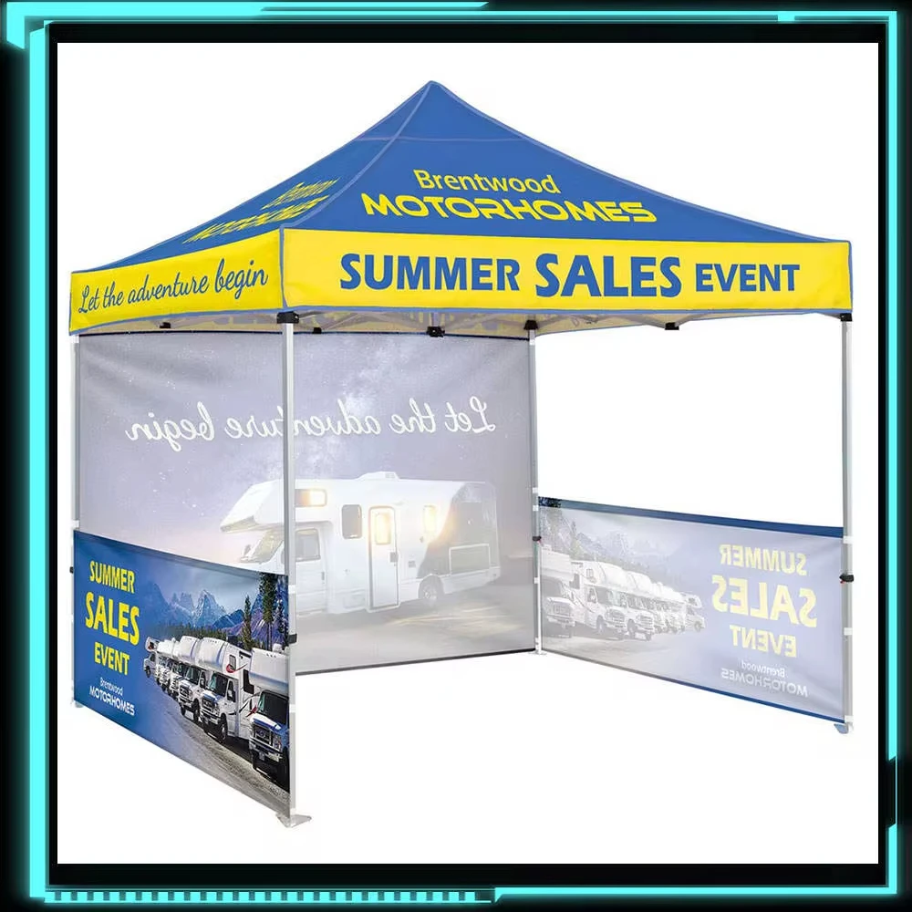 10 x 10 Custom Promotion Event Foldingtents Tent, Custom Vendor Pop Up Shop Gazebo Tent 3x4.5