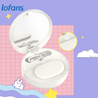 Lofans Contact Lens Ultrasonic Cleaning Machine High Frequency Vibration Turbine Timing Rechargeable Cleaner Sterilization C5 C7