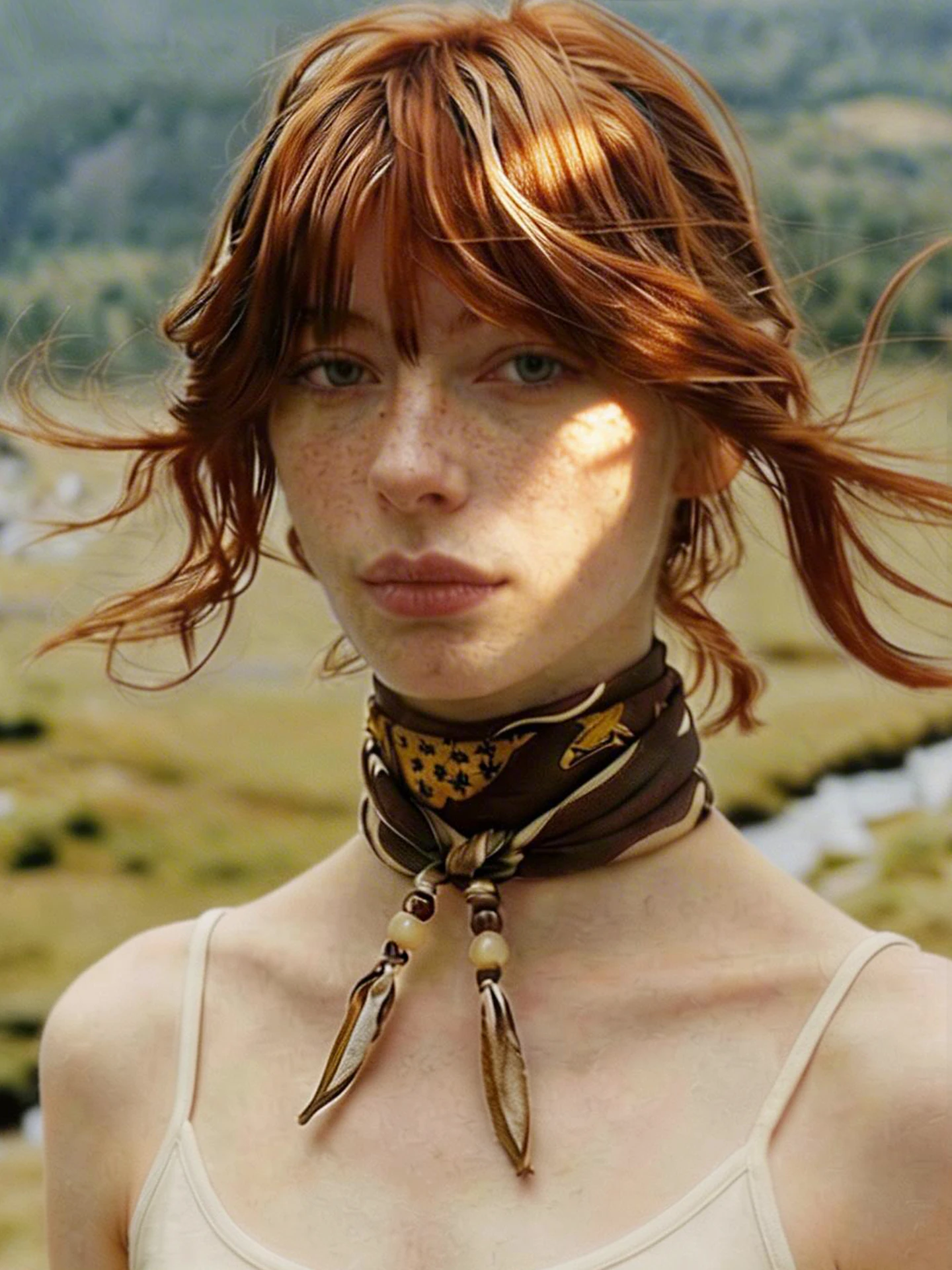 手描きシルクスカーフ-レディース-ホリデーパターン-ビーズ付き三角ショール-ヘッドスカーフ-オールシーズン使える多用途ファッションアクセサリー