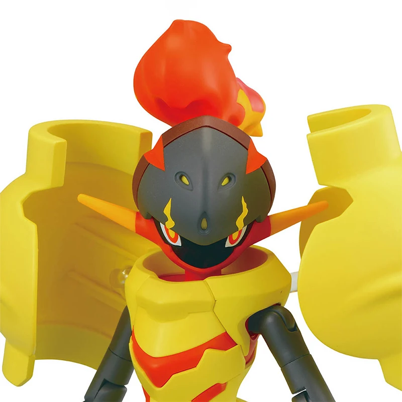 BANDAI Original Pokemon Animation Peripheral Toys Armarouge Assembly Movable Anime Action Model Figures Collection