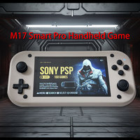 M17 Smart Pro Handheld Game Console 4.96''IPS Screen Linux System Joystick RGB Lighting Smartpro Retro Video Game Player Gift