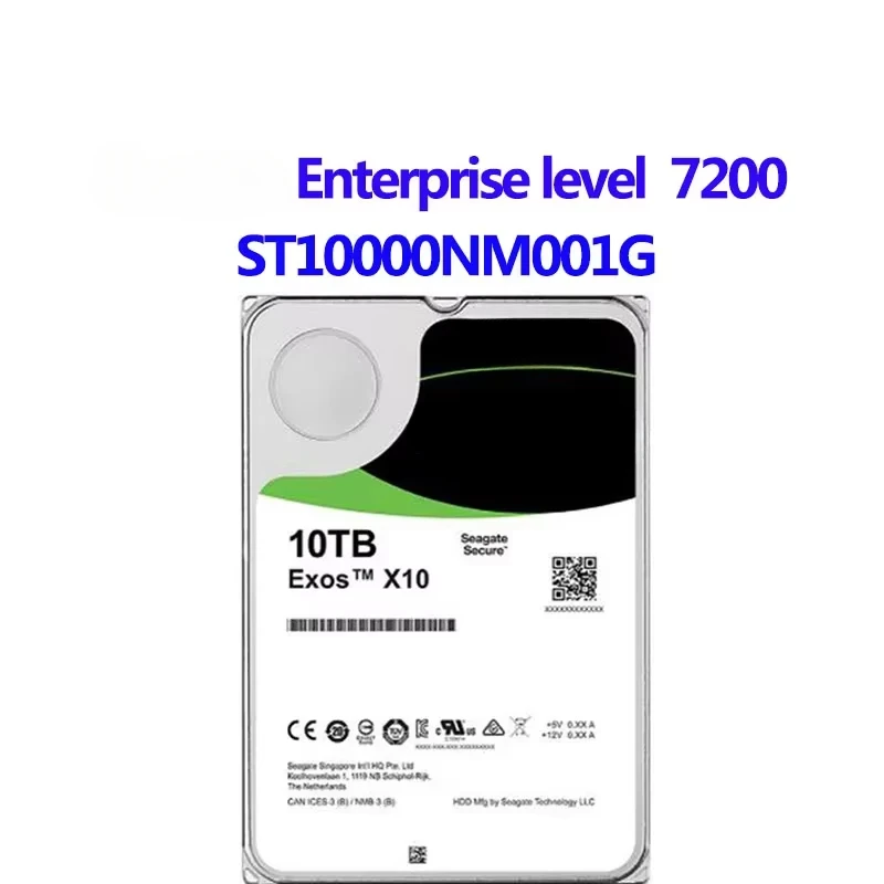 ST10000NM001G ST10000NM017B ST10000NM018G EXOS X16 x18 7E10 10TB SATA 3.5