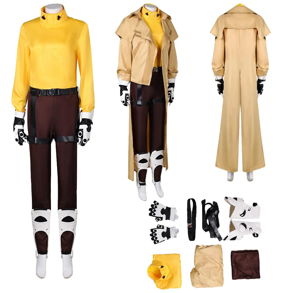 Venture Cosplay Costume pour femme, manteau, veste, pantalon, chemise, ceinture, jeu, OW 2, tenues, Halloween, carnaval, déguisement de fête imbibé