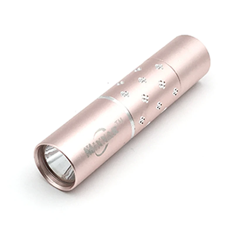 ZK20 Fashion Fluorescent Detect  mini flashlight led lamp 365nm Rose Color Portable Torch pen light UV Lamp check pet flashlight