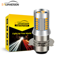 6V 12V 24V Motorcycle Headlight Scooter P15D-25-3 High Low Beam LED Super Bright Light Lamp Moto DRL Bulbs 15.6W 1200LM White