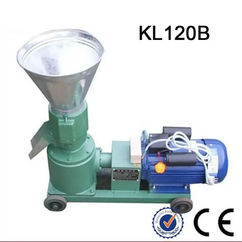 KL120B 3KW/2.2kw small model home using feed and wood pellet mill machine