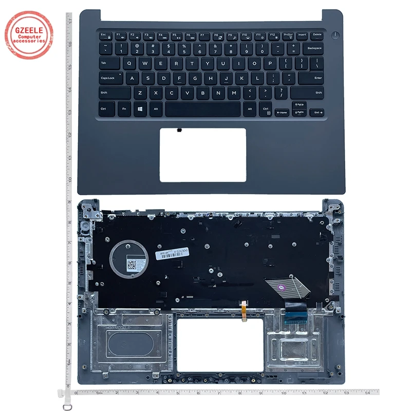 

US New case shell For DELL Inspiron 14-7000 7472 7460 P74G Palmrest COVER Backlight keyboard