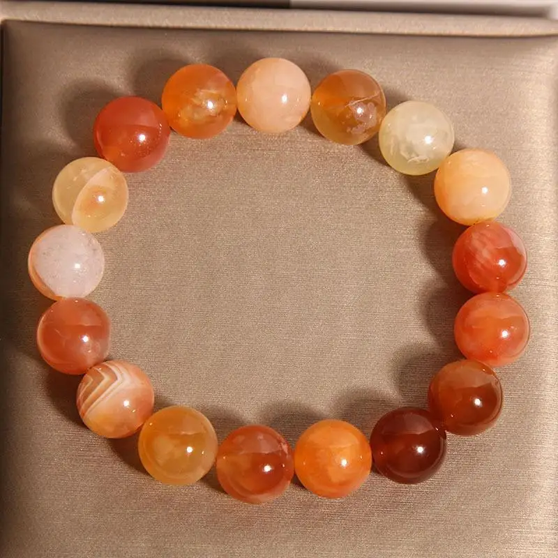 

Натуральный ледяной цветок агата Кристалл для женщин Новый китайский легкий роскошный нишевый браслет высокого класса в этническом стиле