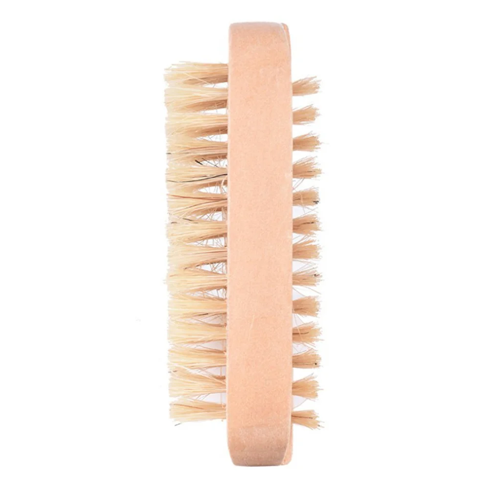 2 قطعة فرشاة تدليك سبا خشبية مزدوجة الوجهين التقشير الجسم أداة دش الغسيل لوتس الخشب الاستحمام دش الاستحمام فرشاة #1