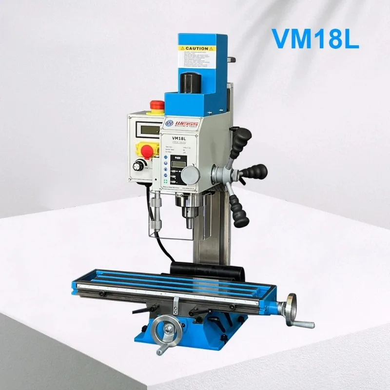 WEISS milling machine VM18L benchtop milling drilling machine variable 100-2250rpm 750w brushless mill drill