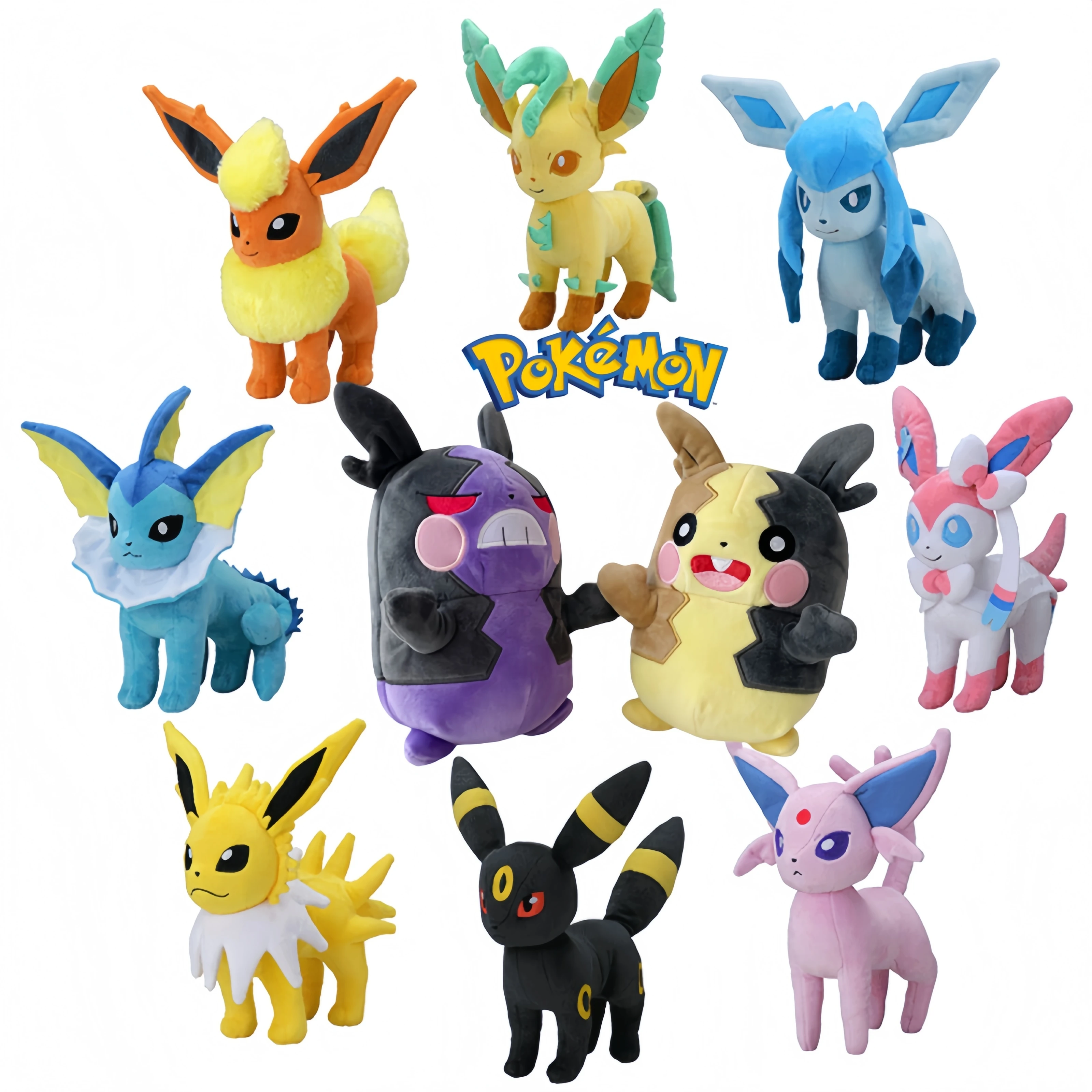 

Anime Pokemon Morpeko Plush Toys Pokémon Gengar Plushie Eevee Family Plush Toys Sylveon Umbreon Vaporeon Flareon Stuffed Doll