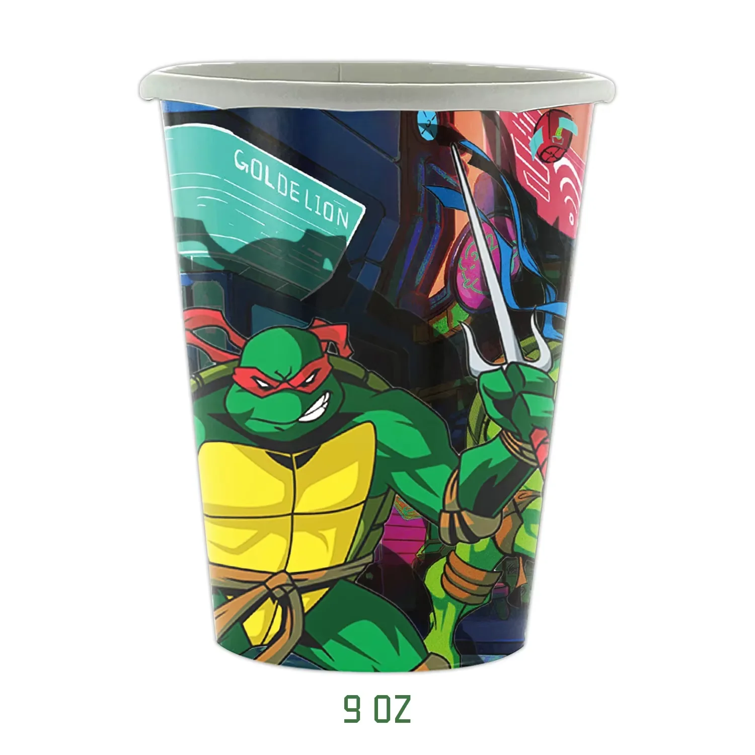 Super-Ninja-Turtles Cartoon-Themen-Party-Dekorationen Geschirr Teller Becher Tischdecke Ballons Baby-Shower-Party-Zubehör-Set – Detail 7