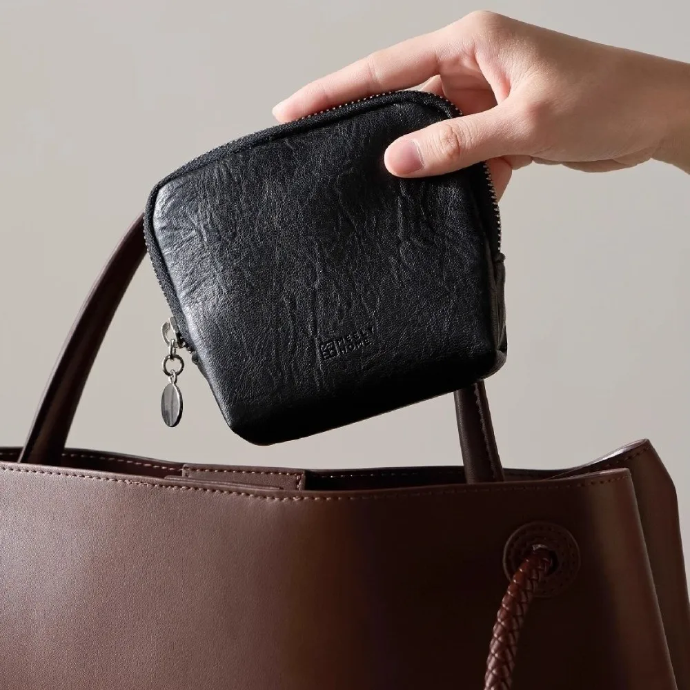 

New PU Leather Travel Jewelry Case Zipper Mini Jewelry Organizer Portable with Compartments Jewelry Storage Pouch