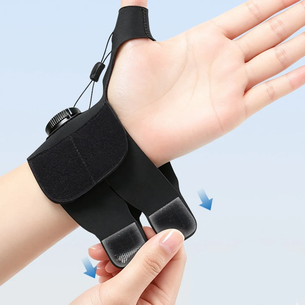 Finger Joint Protective Cover Breathable Rotating Adjust Thumb Wrist Guard Finger Fixator Strap For Gym Enthusiasts & Athletes