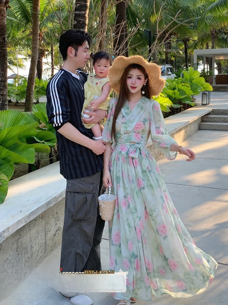 

Весенний модный комплект: свободная юбка макси с принтом пионов и градиентным узором, с завышенной талией, из полиэстера, для женщин.