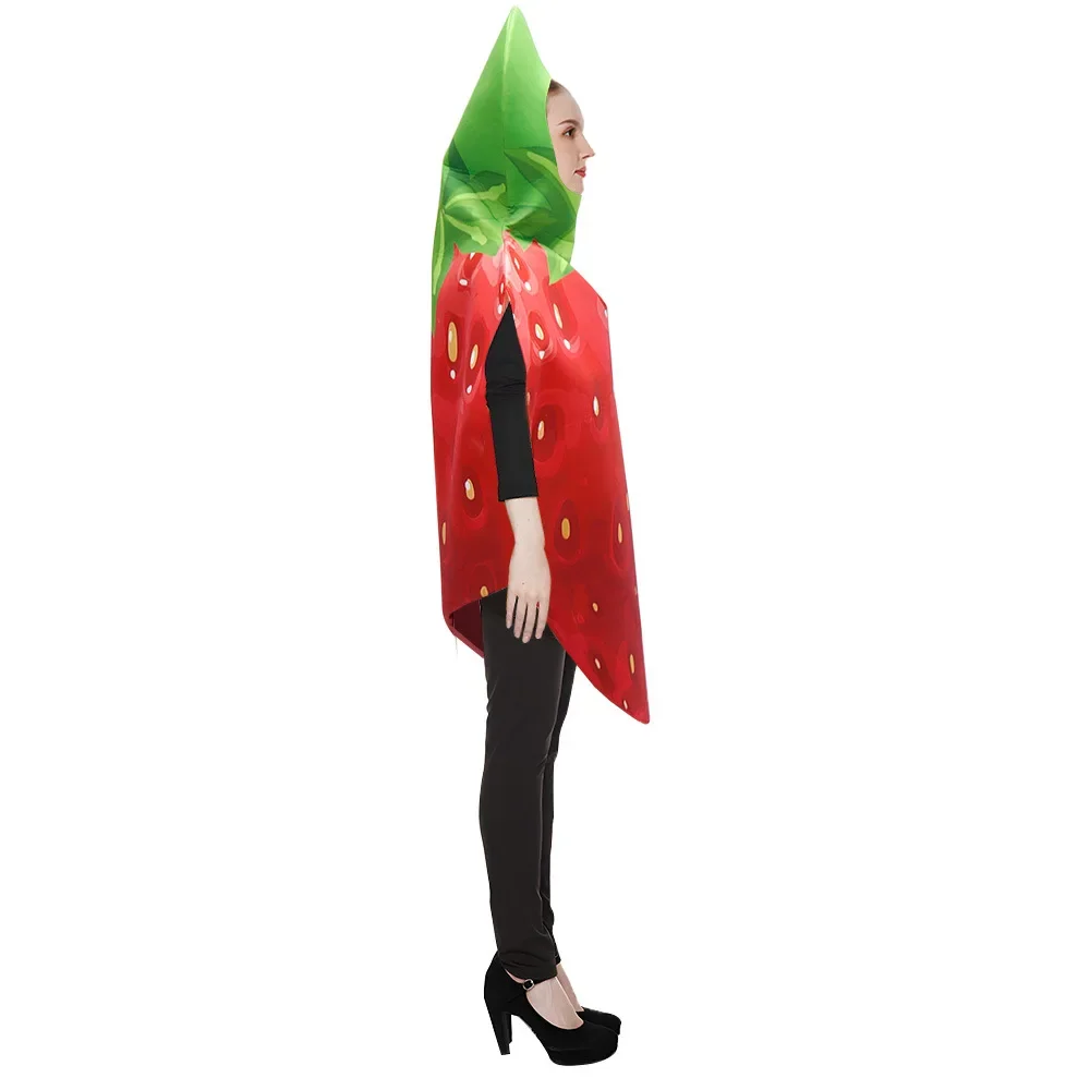 Halloween New Online Celebrity Fun Stage Performance Fun Party Fruit Cosplay Costume Strawberry Avocado Fish Puppet Prop Costume