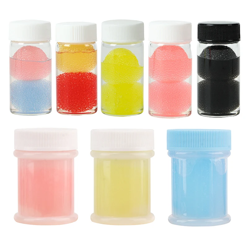 CCHATM ピンセットクリーナー プラスチックボトル まつげエクステ洗浄液 スポンジ まつげグルーリムーバー ピンセット洗浄ツール