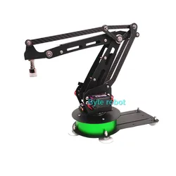 UNO programável robô braço manipulador, 3 DOF, Metal Gripper, ventosas, DIY Kit para Arduino