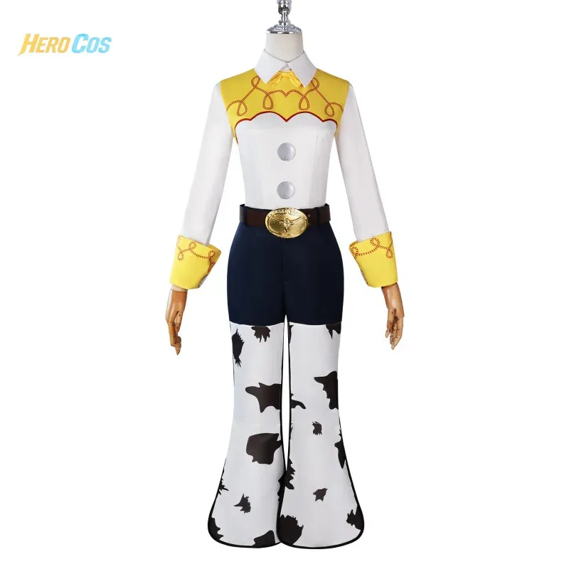 

asdh8@Male and Female Couple's Woody Jessie Trish Cosplay Uniforms Halloween Christmas Stage CostumeCOSda@