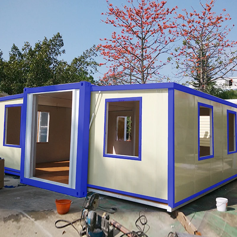 Modern Portable House Expandable Living Container 20 40 Foot Modular Prefab Folding House Tiny Container Home 2 3 4 Bedroom