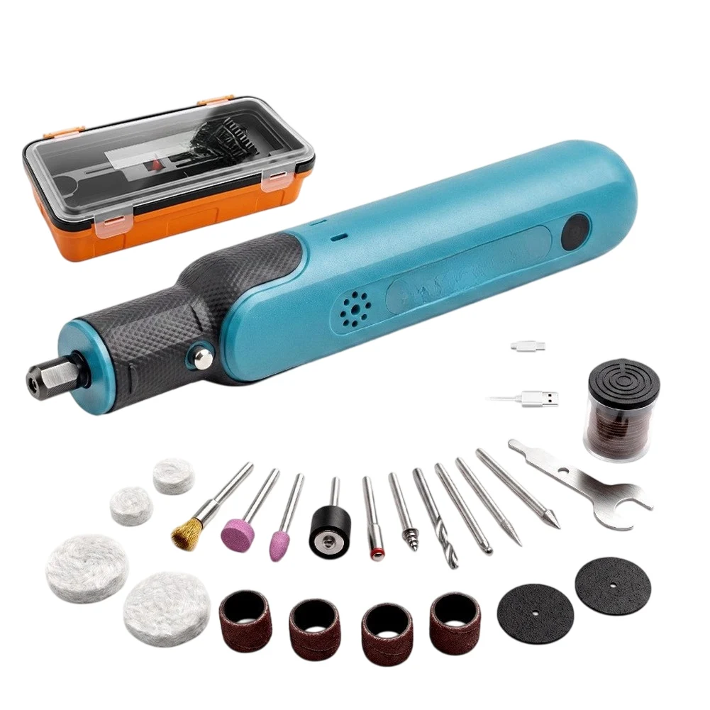 8V Cordless For Mini Rotary Tool: Versatile Engraver For Home DIY Projects Multi Functional Engraving Polishing Electric Device