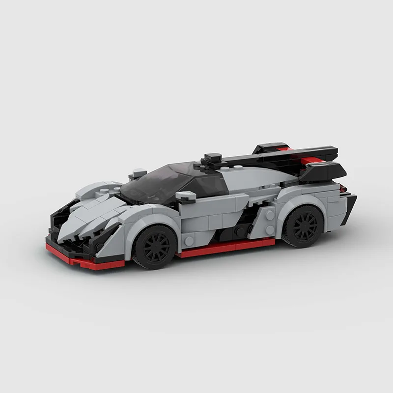 

Наборы строительных блоков MOC Veneno Sports Cars, конструкторы, подарки, игрушки для мальчиков, девочек и взрослых, 290 деталей