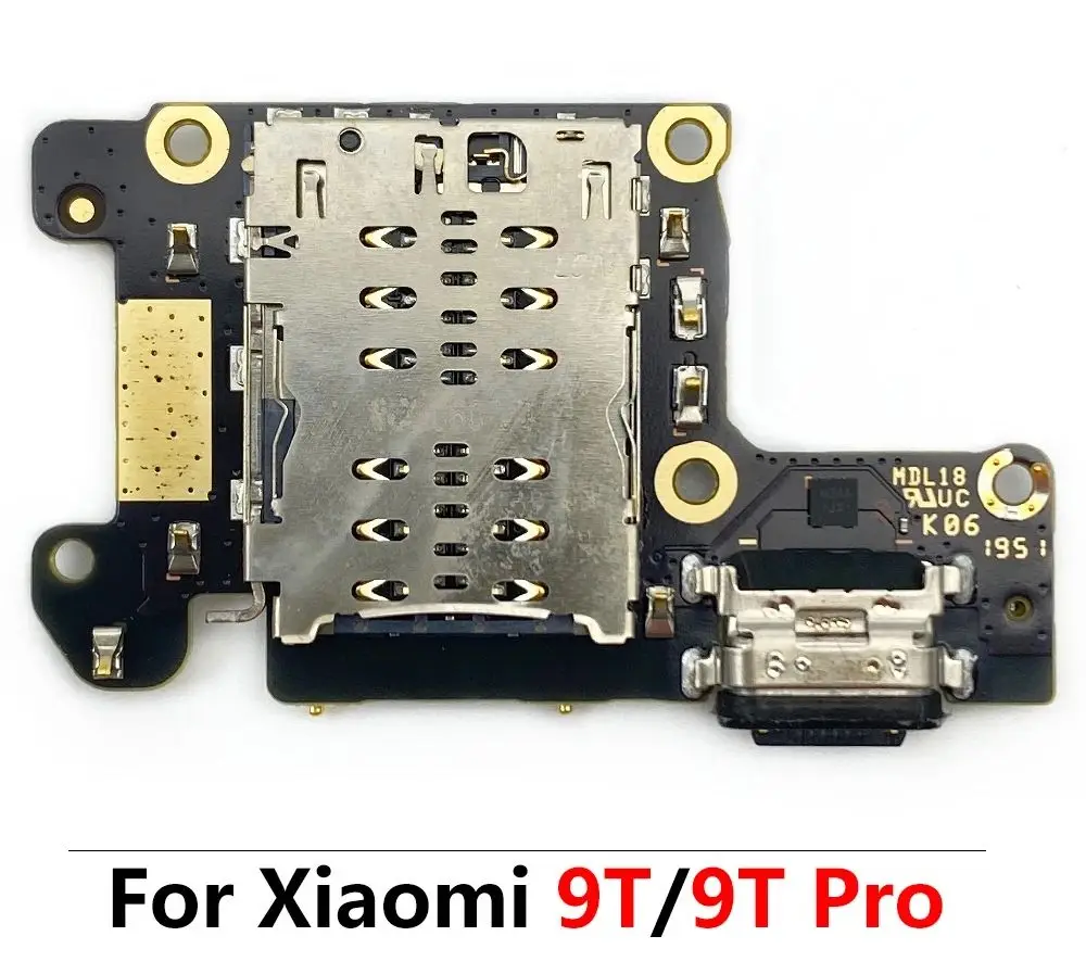 Für xiaomi mi 9t pro/redmi k20 pro usb ladeans chluss anschluss platinen teile flex kabel mit mikrofon