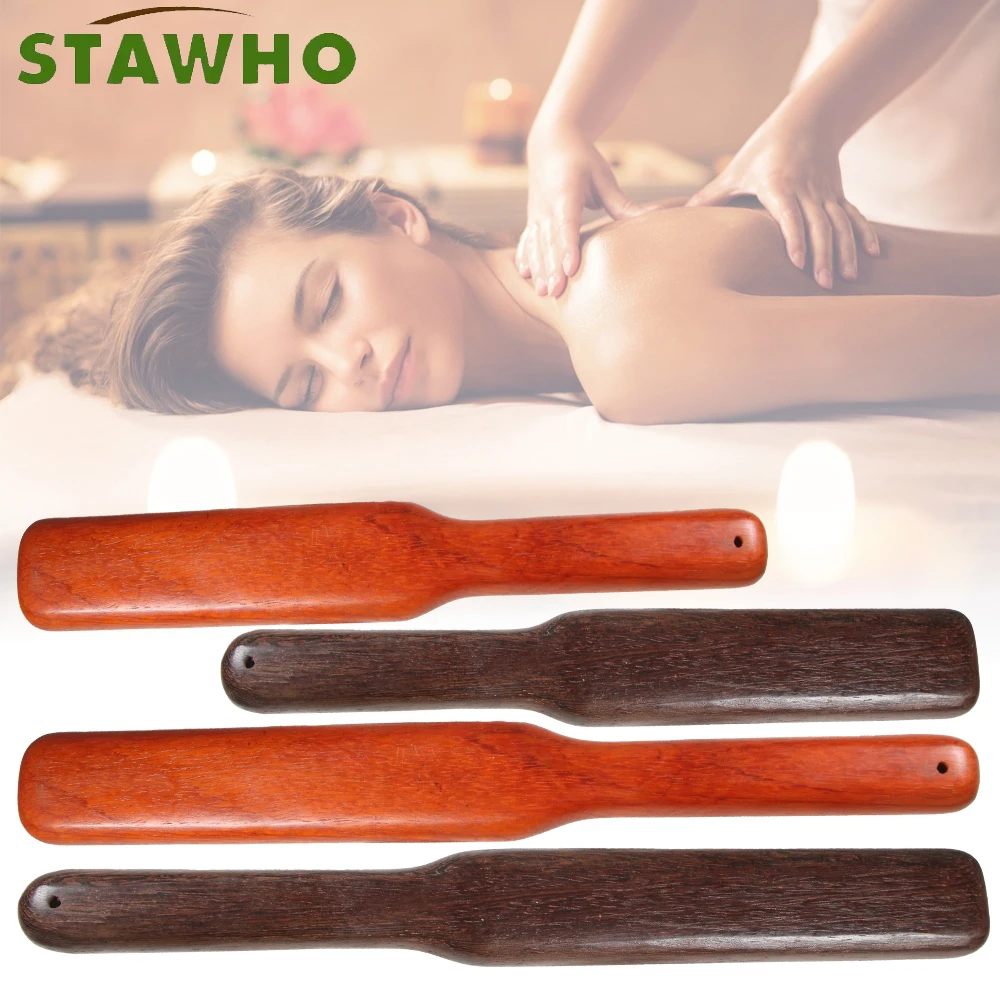 

Wood Therapy Lymphatic Drainage Massage Roller Stick Tools,Ease Neck Back and Leg Pain Handheld Self Body Sculpting Massage Tool