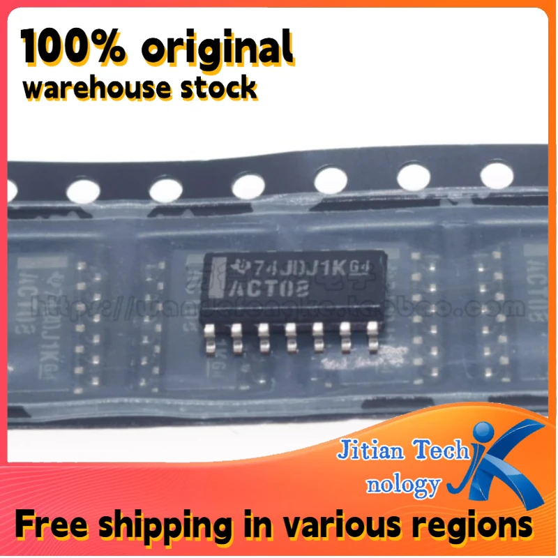 20PCS 100% brand new SN74ACT08DR logo ACT08 SOIC-14 High-Quality Electronic Component