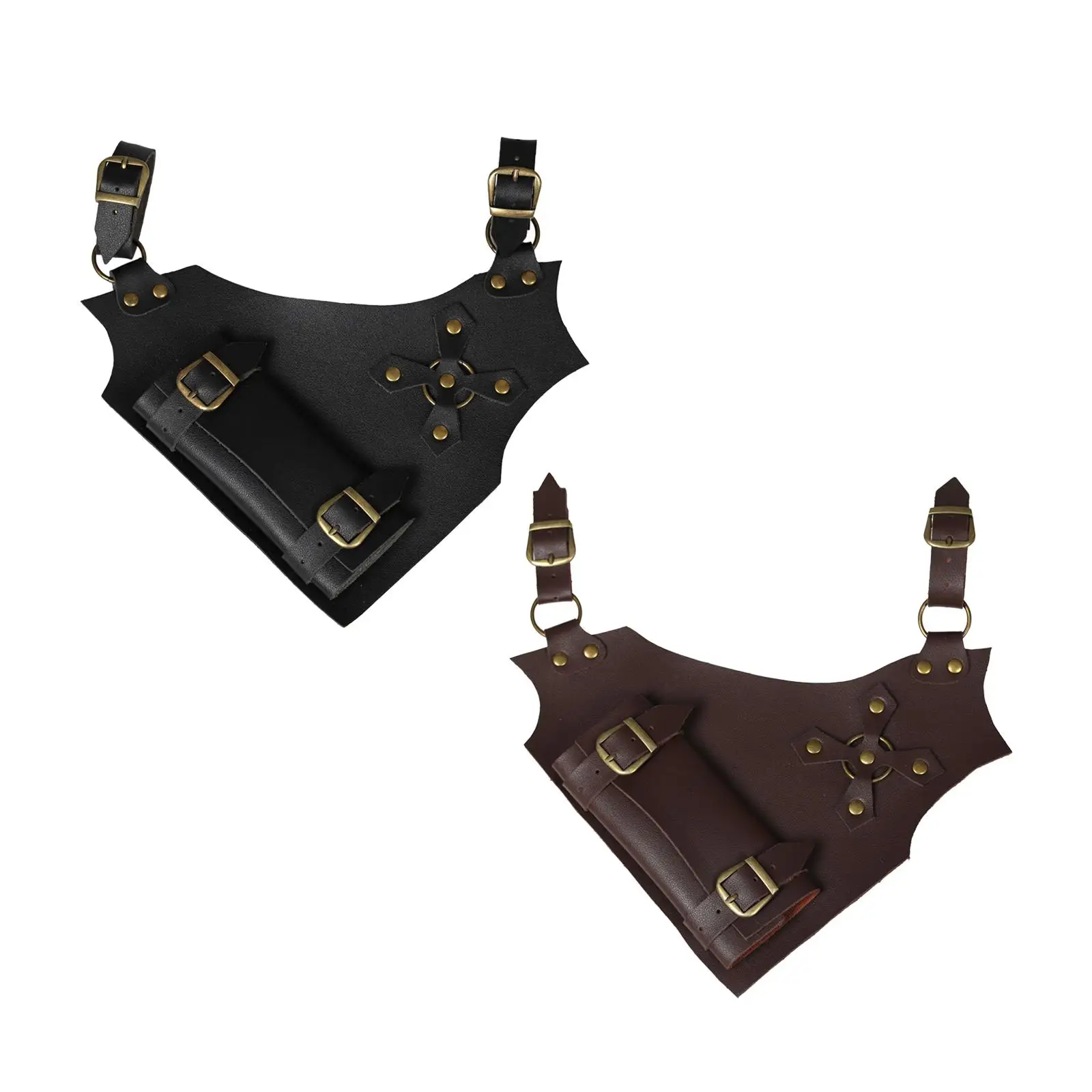 Artificial Leather Holder for Men and Women Medieval Style Adjustable Accessory