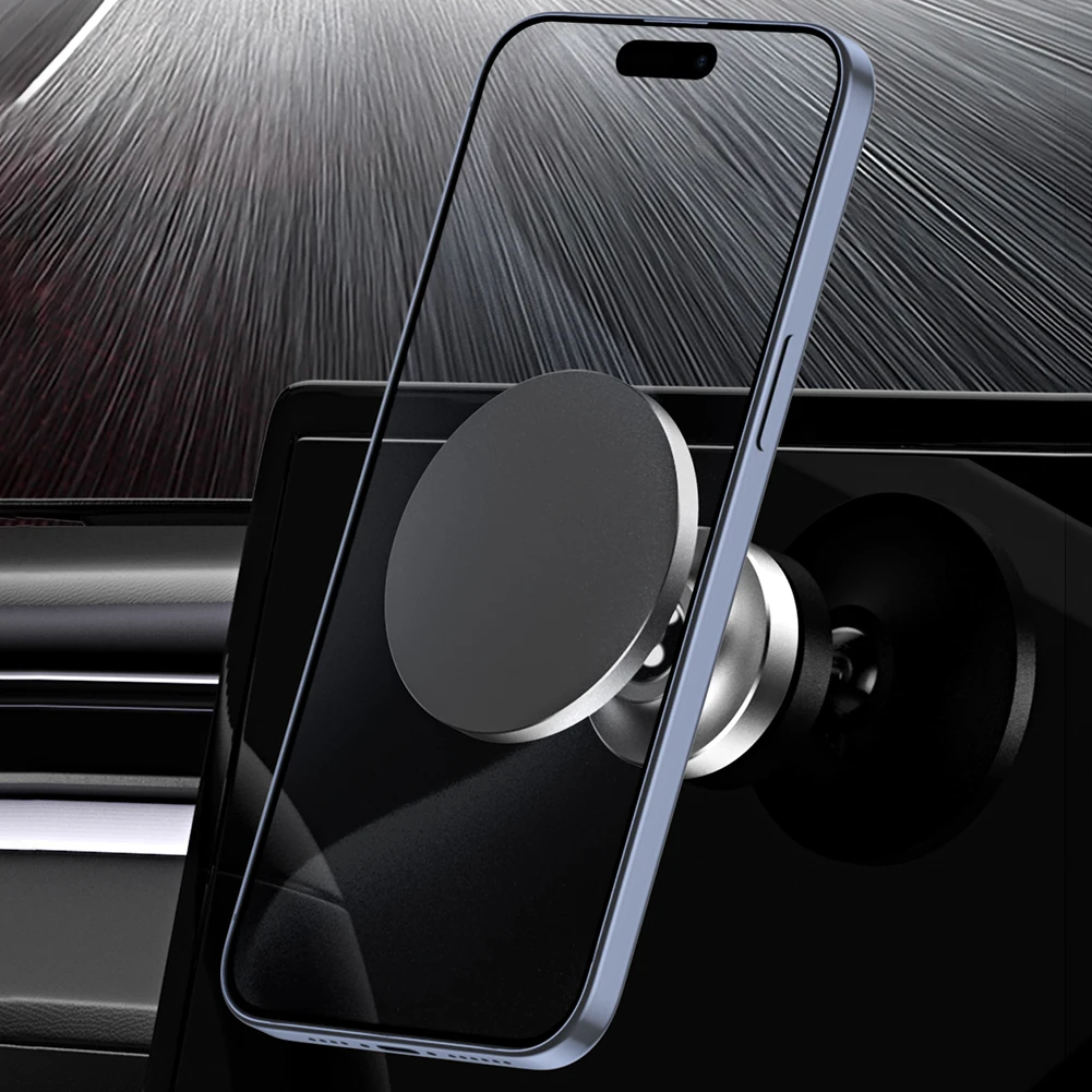 

Dual Magnet Mount Stand 360°Adjustable Strong Magnet Gym Phone Mount & Holder Alloy Base Fitness Accessory for Gym Car Kitchen