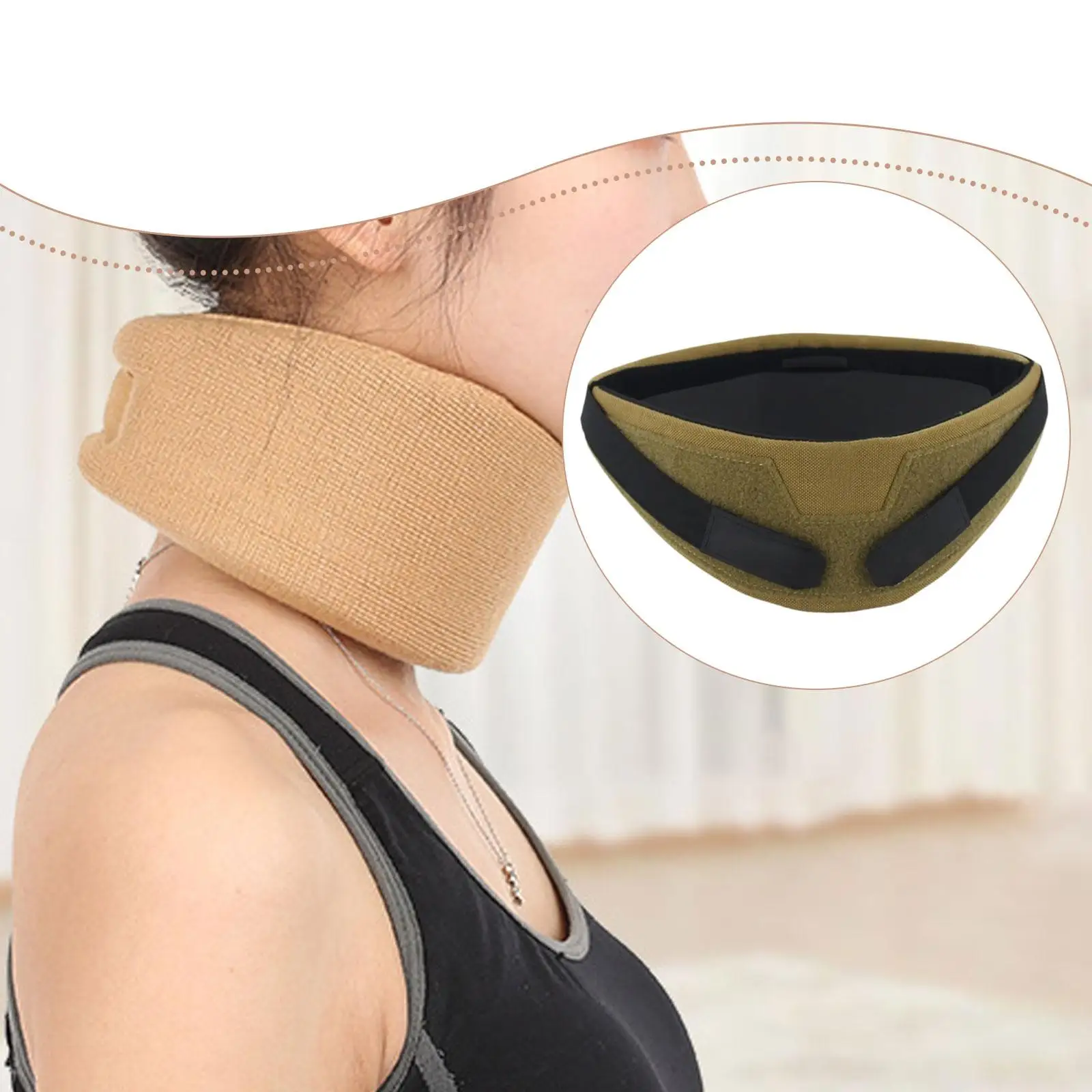 

Outdoor Vest Neck Guard, Durability, Comfortable, Collar Easy to Wear, Protective, Professional, Nylon Neck Protector Protection