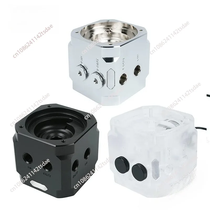 

Water‑Cooled Heat Dissipation, Dual D5 Pump Serial Pump Cover, EVO‑Version Pump Top, Armor‑Style Shell