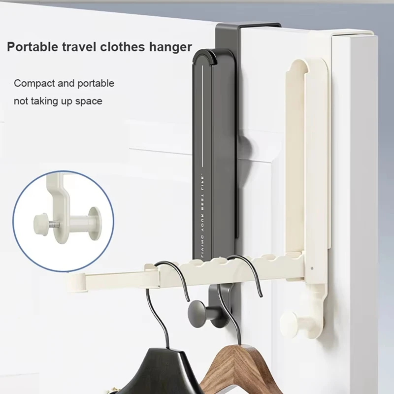 Expandable Folding Wall Hook - Portable Drying Rack,  Robe, Towel, Coat Hook,Door Back Hooks,Sticky Towel Hanger