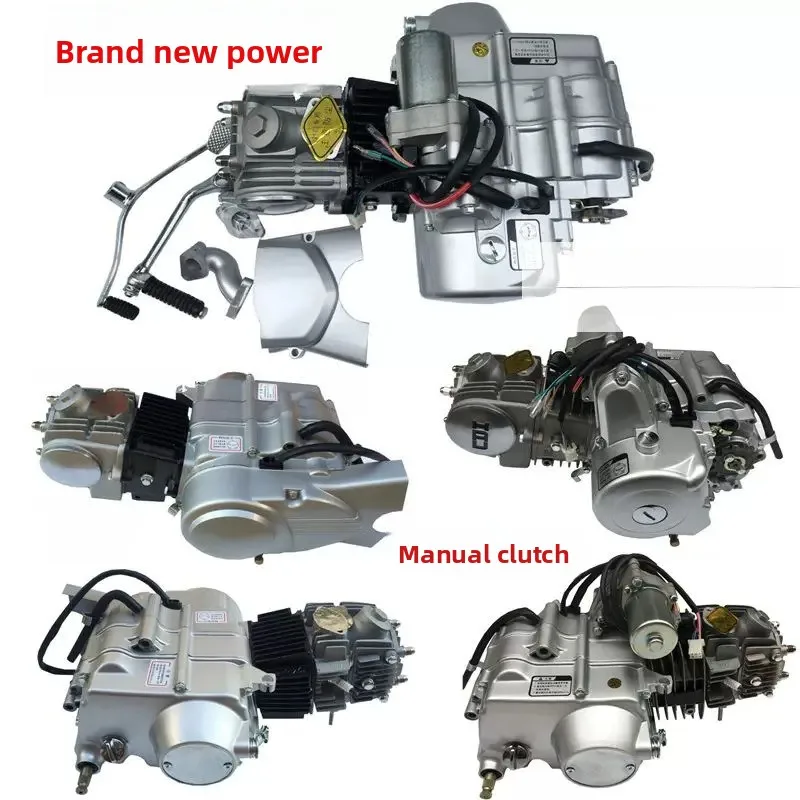 JH70 70cc Kick Start Engine Assembly – Horizontal 4-Stroke, 4-Speed Rotary Manual Clutch, Air-Cooled, for Motorcycle & Scooter
