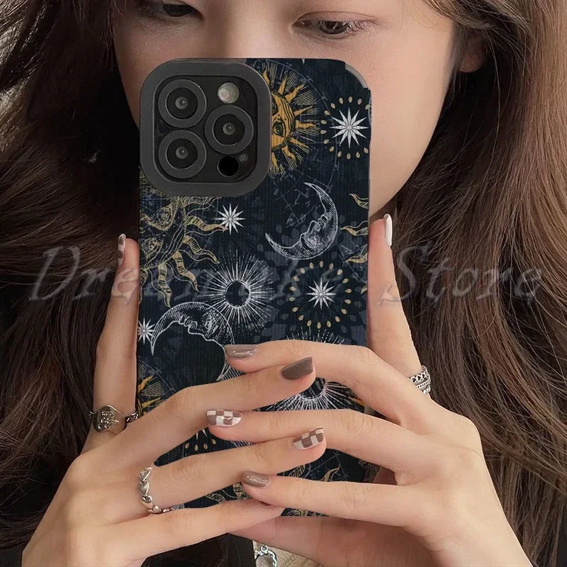 Moon Sun God Phone Case for Iphone 11 Pro Max Iphone 12 Pro Max 13 Pro Max 14 Pro Max 15 Pro Max Case Iphone 16 Pro Max Case